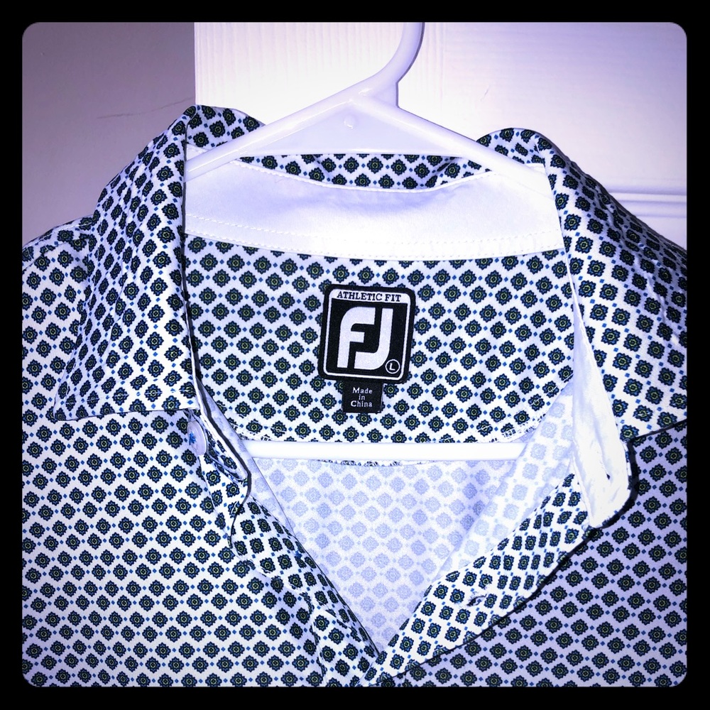 2 Large Athletic Fit FootJoy golf shirts